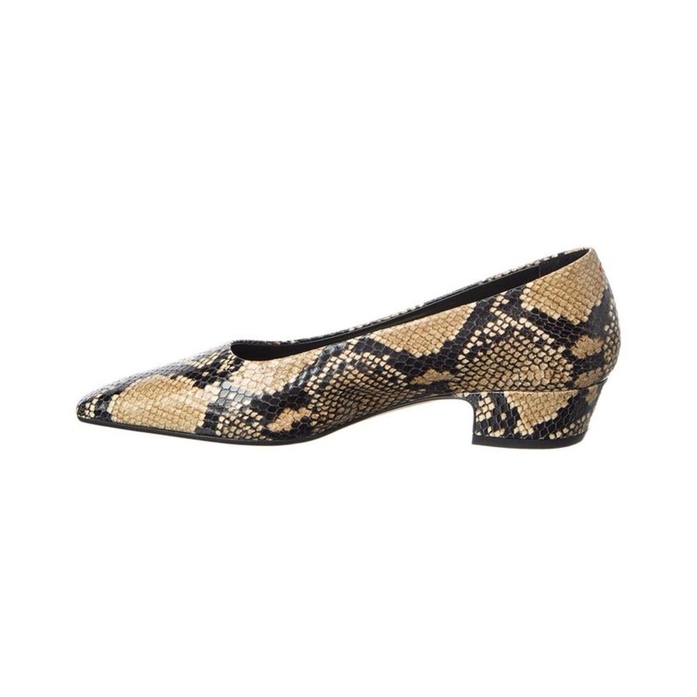 Aeyde Rory Snake-Embossed Pump, Multi - Picture 2 of 5